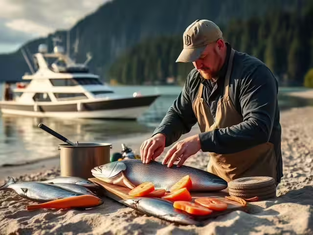 Howe Sound Salmon Fish + Beach Chef Service
